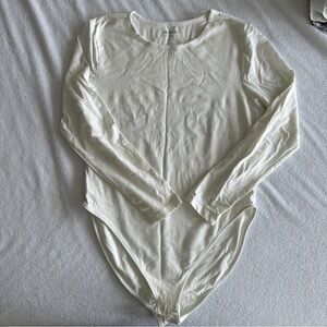 Long sleeved jersey bodysuit